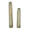 Set of 2 Gold Metal Contemporary Vase, 12&#x22;, 16&#x22;
